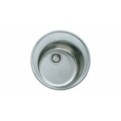 Teka Centroval Lavabo sobre-encimera Círculo Acero inoxidable