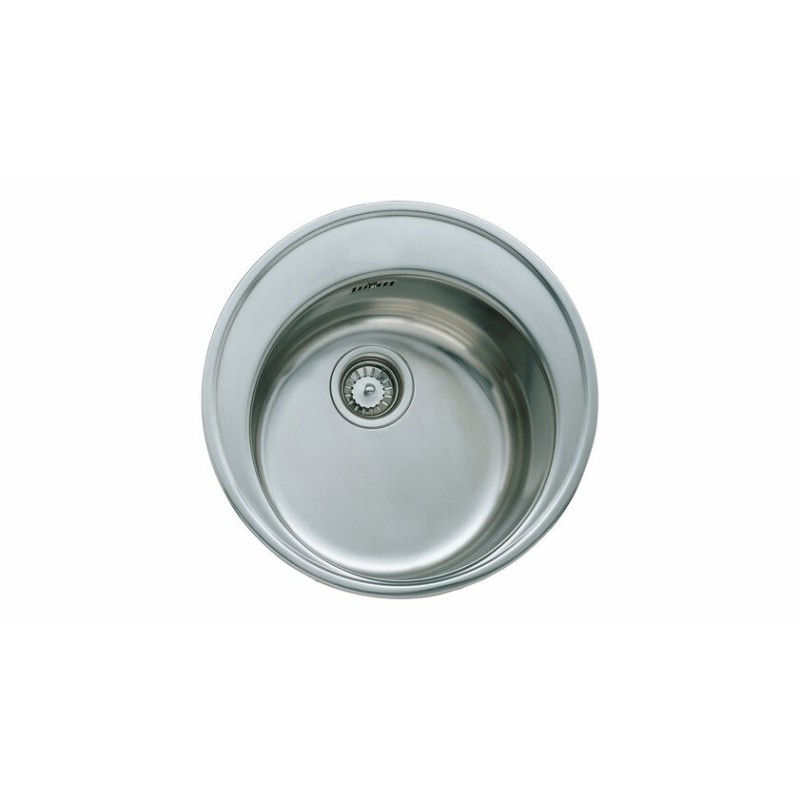 Teka Centroval Lavabo sobre-encimera Círculo Acero inoxidable