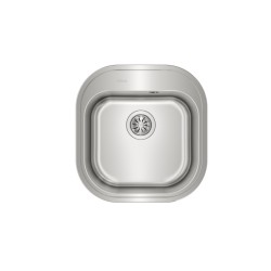 Teka Stylo 1C Lavabo sobre-encimera Plaza Acero inoxidable