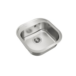 Teka Stylo 1C Lavabo sobre-encimera Plaza Acero inoxidable