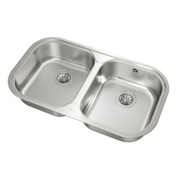 Teka Stylo 2C Lavabo sobre-encimera Rectangular Acero inoxidable