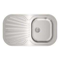 Teka Stylo 1C 1E Lavabo sobre-encimera Rectangular Acero inoxidable