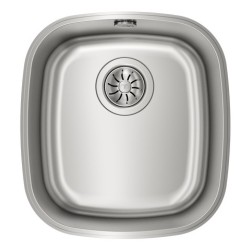 Teka BE 34.37 Fregadero encastrado bajo encimera Rectangular Acero inoxidable