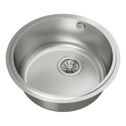 Teka BE Ø390 Lavabo sobre-encimera Círculo Acero inoxidable