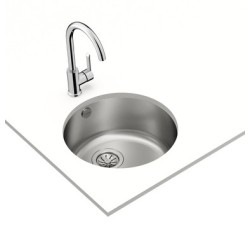 Teka BE Ø390 Lavabo sobre-encimera Círculo Acero inoxidable