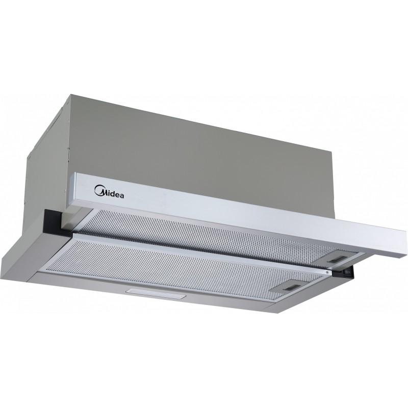 Midea MH60T2200X-ES campana Telescópica o extraplana Acero inoxidable 440 m³ h