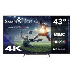 SMART Technologies 43UW02V Televisor 109,2 cm (43") 4K Ultra HD Smart TV Wifi Negro 230 cd   m²