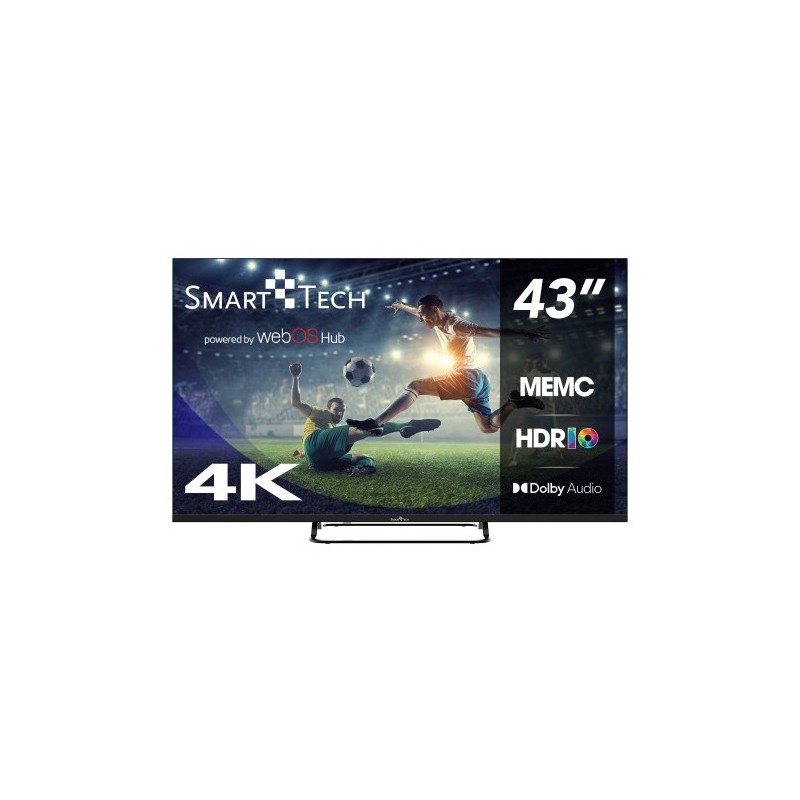 SMART Technologies 43UW02V Televisor 109,2 cm (43") 4K Ultra HD Smart TV Wifi Negro 230 cd   m²