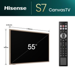 Hisense 55S7NQTUK 139,7 cm (55") 4K Ultra HD Smart TV Wifi Oro 400 cd   m²
