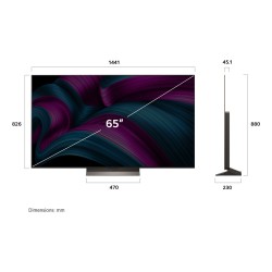 LG OLED evo AI OLED65C56LB 165,1 cm (65") 4K Ultra HD Smart TV Wifi Marrón