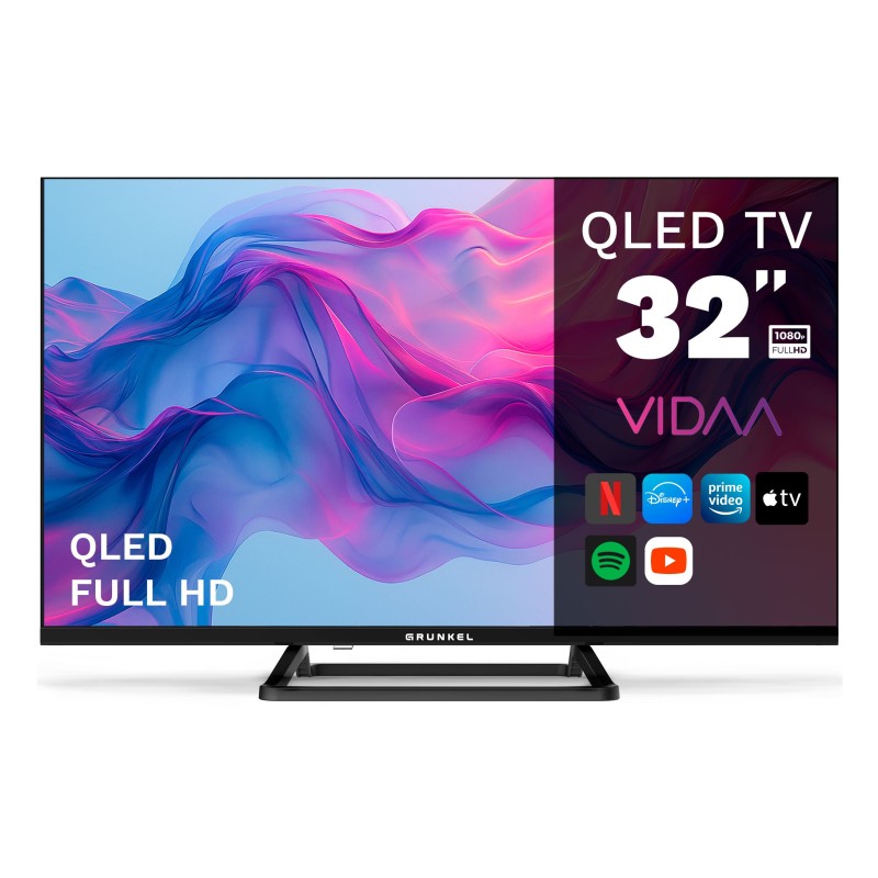 Grunkel QLED-3225VD Televisor 81,3 cm (32") Full HD Smart TV Wifi Negro