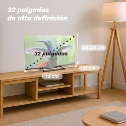 Grunkel QLED-3225VD Televisor 81,3 cm (32") Full HD Smart TV Wifi Negro