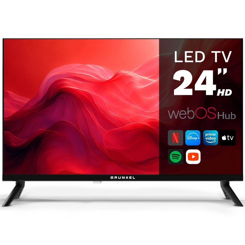 Grunkel LED-24PBW Televisor 61 cm (24") HD Smart TV Wifi Negro