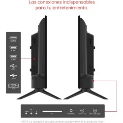 Grunkel LED-24IV2 Televisor 61 cm (24") HD Negro