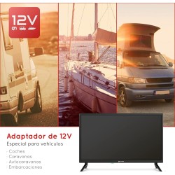 Grunkel LED-24IV2 Televisor 61 cm (24") HD Negro