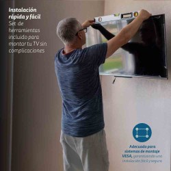 Grunkel SP-61X50FX soporte para TV 2,03 m (80") Negro