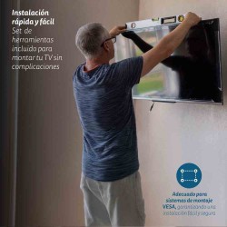 Grunkel SP-61X41IN soporte para TV 177,8 cm (70") Negro