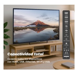Grunkel QLED-5525W Televisor 139,7 cm (55") 4K Ultra HD Smart TV Wifi Negro