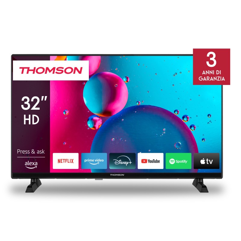 Thomson 32HF2S34 Televisor 81,3 cm (32") HD Smart TV Wifi Negro