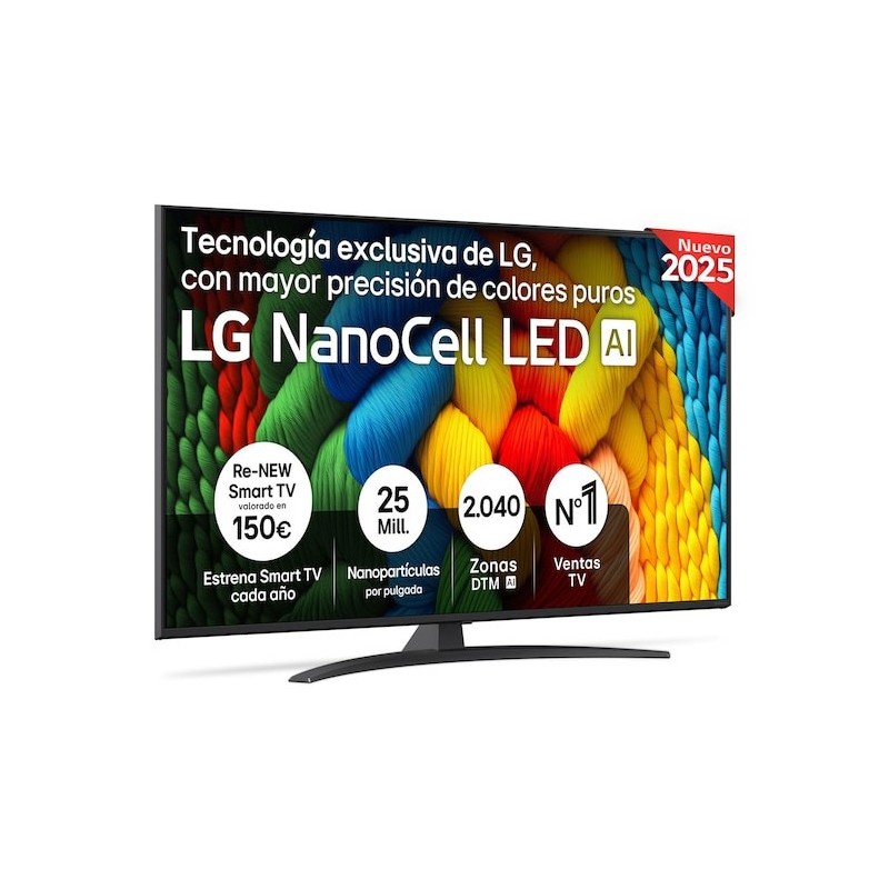 LG NanoCell AI 55NANO81A6A 139,7 cm (55") 4K Ultra HD Smart TV Wifi Negro