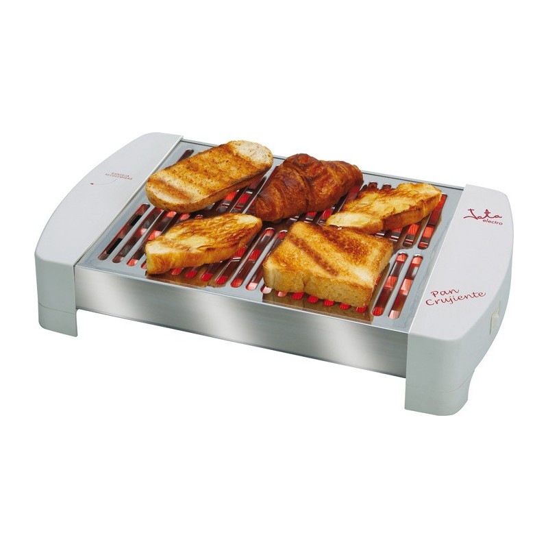 JATA TT589 plancha eléctrica Independiente 550 W Acero inoxidable, Blanco