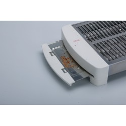 JATA TT589 plancha eléctrica Independiente 550 W Acero inoxidable, Blanco