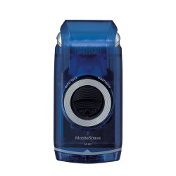 Braun PocketGo M60b Máquina de afeitar de láminas Negro, Azul