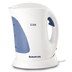 Taurus Loiza tetera eléctrica 1,7 L 1850 W Azul, Blanco
