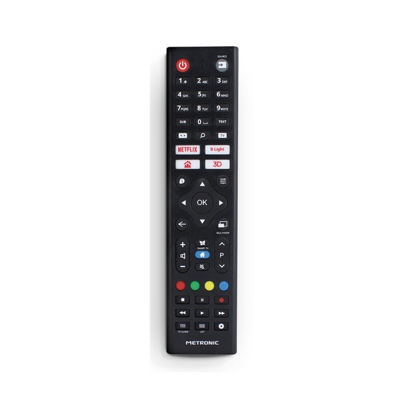 Metronic 495352 mando a distancia IR inalámbrico TV Botones