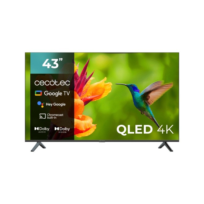 Cecotec 00979 Televisor 109,2 cm (43") 4K Ultra HD Smart TV Wifi Negro