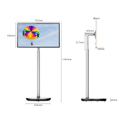 Thomson 32UE5M45 monitor o TV portátil Champán, Oro 81,3 cm (32") LED 3840 x 2160 Pixeles