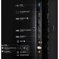 Hisense 65U8NQ 165,1 cm (65") 4K Ultra HD Smart TV Wifi Gris 3000 cd   m²