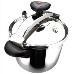 Magefesa Star 10.5 Qt 10 L Negro, Acero inoxidable