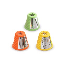 Moulinex DJ7535 cortador de verduras en espiral o rallador eléctrico Plástico Rojo