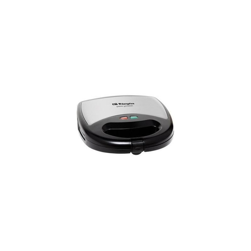 Orbegozo SW 6000 sandwichera 800 W Negro, Acero inoxidable