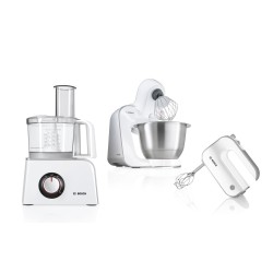 Bosch MFQ4080 batidora Batidora de mano 500 W Plata, Blanco