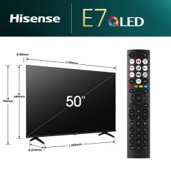 Hisense 50E77NQ 127 cm (50") 4K Ultra HD Smart TV Wifi Negro 350 cd   m²