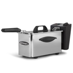 Orbegozo FDR-16 Sencillo 1,5 L 1500 W Freidora Acero inoxidable