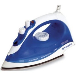 Orbegozo SV 2020 Plancha vapor-seco Suela de acero inoxidable 2000 W Azul, Blanco