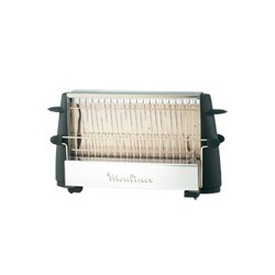 Moulinex Multipan On Off 4 rebanada(s) 760 W Negro, Acero inoxidable