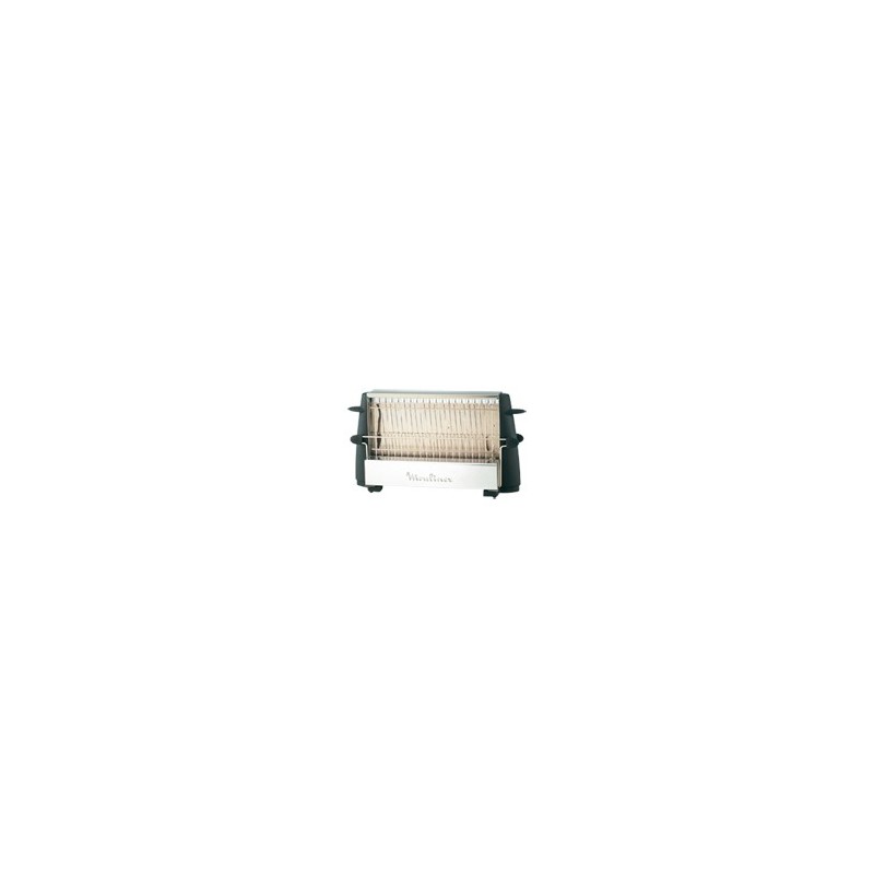Moulinex Multipan On Off 4 rebanada(s) 760 W Negro, Acero inoxidable