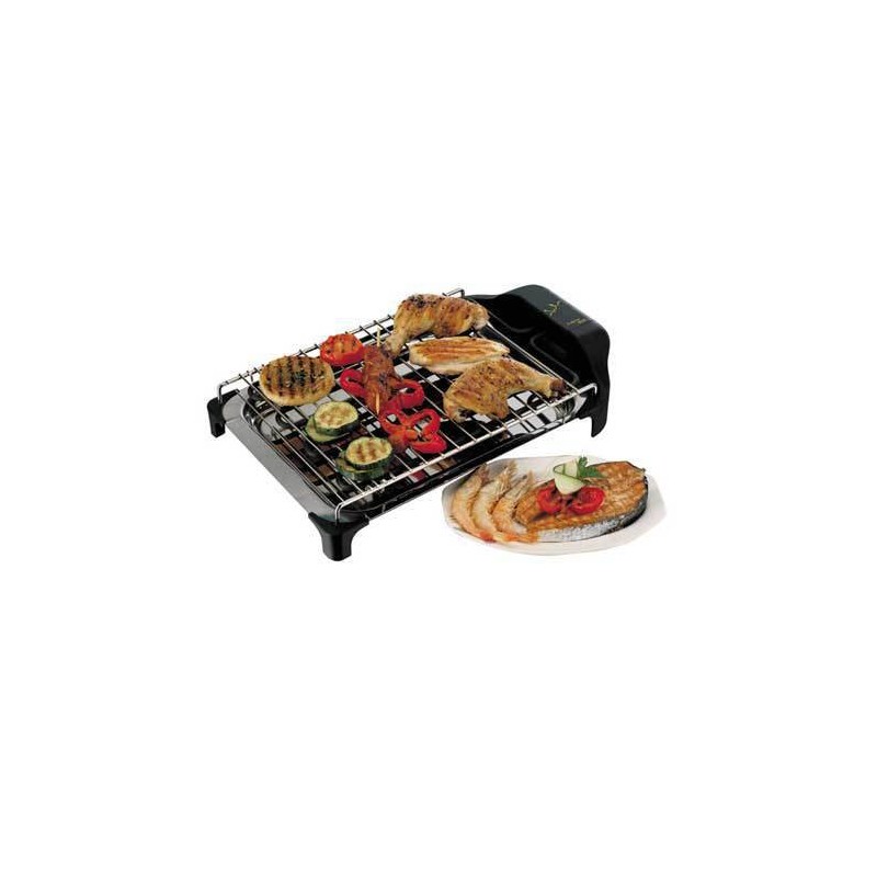 JATA BQ101 barbacoa y parrilla al aire libre Eléctrico Negro 2400 W