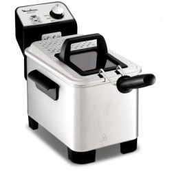 Moulinex AM3380 freidora Sencillo 3 L Independiente 2300 W Acero inoxidable