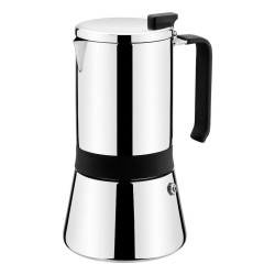 Monix Aroma Cafetera italiana 0,47 L Negro, Acero inoxidable