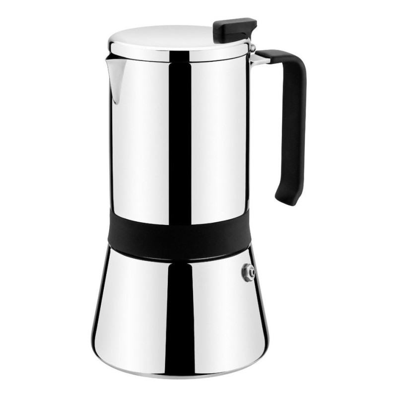 Monix Aroma Cafetera italiana 0,47 L Negro, Acero inoxidable