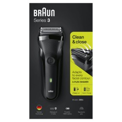 Braun Series 3 300s Máquina de afeitar de láminas Recortadora Negro