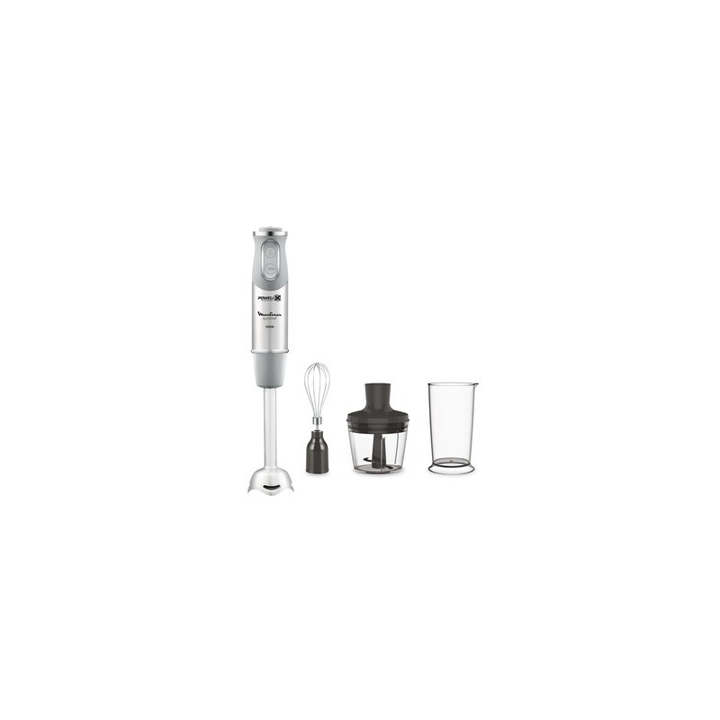 Moulinex Quickchef 0,8 L Batidora de inmersión 1000 W Gris, Acero inoxidable