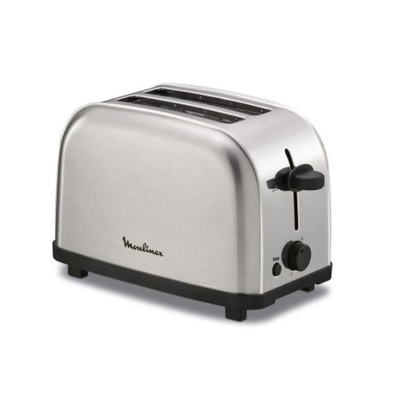 Moulinex LT330D tostadora 6 2 rebanada(s) 700 W Acero inoxidable