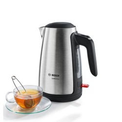 Bosch TWK6A813 tetera eléctrica 1,7 L 2400 W Negro, Acero inoxidable