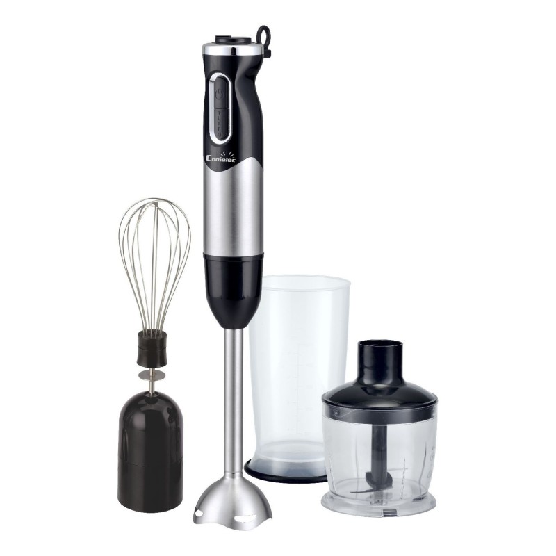 Comelec BV1135 Batidora de vaso portátil 800 W Negro, Acero inoxidable